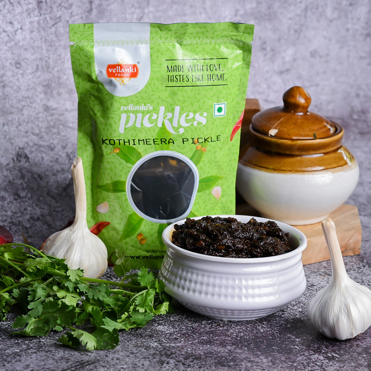 Kothimeera pickle (Coriander leaves) – Desify