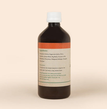 Jeevamirtham (500 ml). IshaÕs unique Siddha formulation. Helps boost immunity.