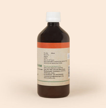 Jeevamirtham (500 ml). IshaÕs unique Siddha formulation. Helps boost immunity.