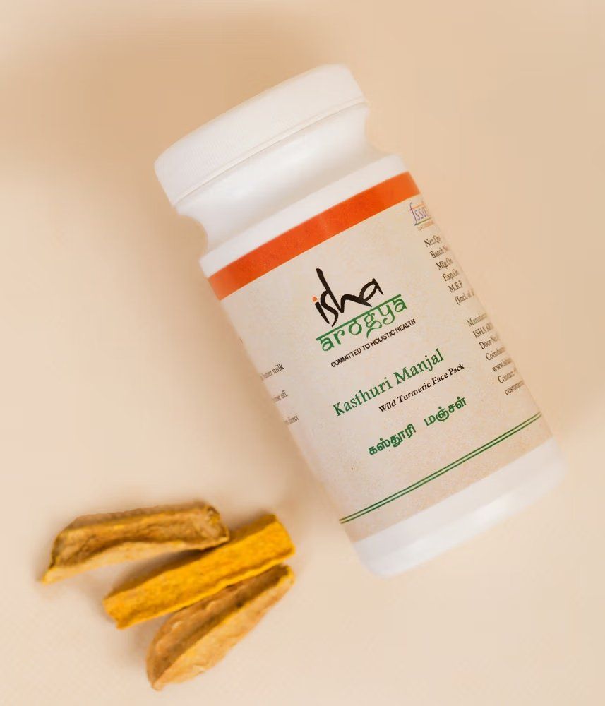 Kasthuri Manjal (Wild Turmeric Face Pack), 50 gm.