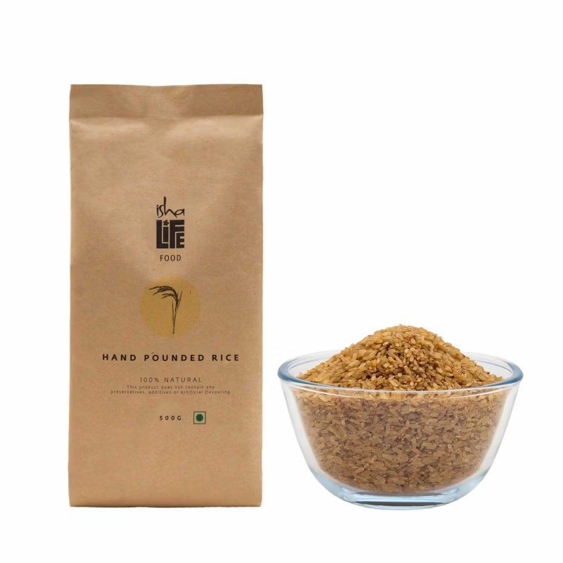 Hand Pounded Rice, 500 gm