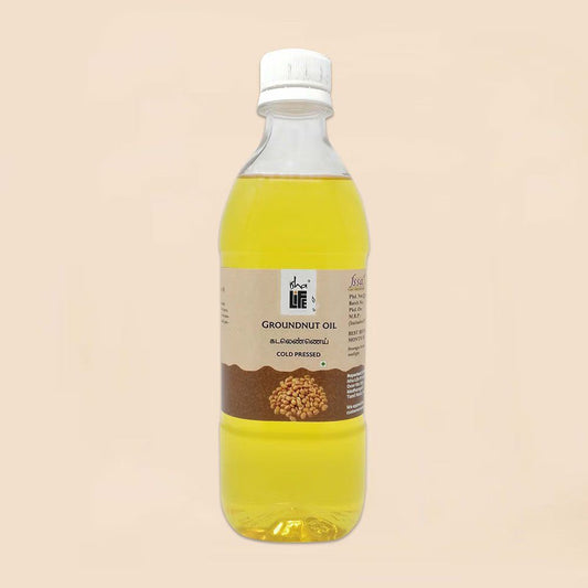 Natural Cold pressed Groundnut Oil (500ml)